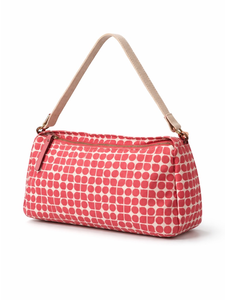 Kate Spade Pink Signature Canvas Satchel Authentic